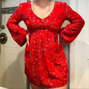 Emerald Sundae Boho Paisley Print Dress